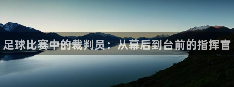 足球比赛中的裁判员：从幕后到台前的指