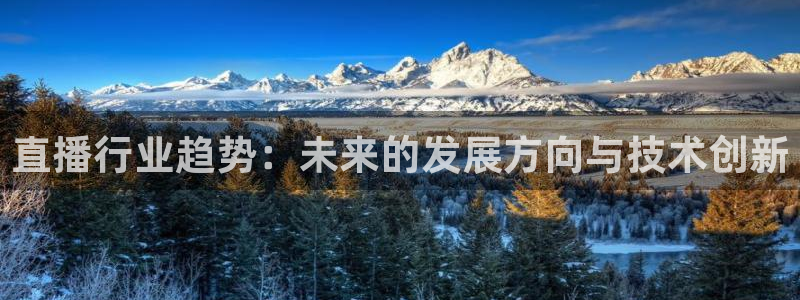 球神体育nba直播：直播行业趋势：未来的发展方向与技术创新